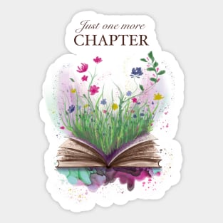 Just one more chapter Sticker